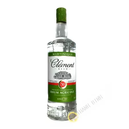 Rhum blanc agricole CLEMENT 1L 50° Martinique