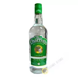 Rhum blanc traditionnel de la Réunion CHARRETTE 1L 49° France