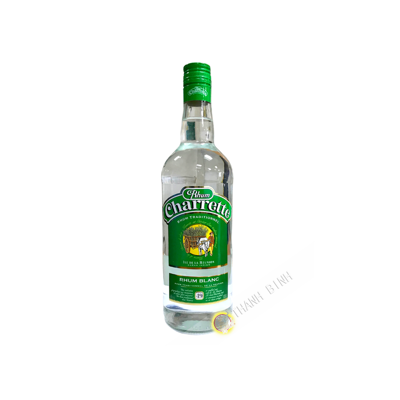 Rượu rum trắng truyền thống từ Réunion CHARRETTE 1L 49° Pháp Rượu rum trắng truyền thống từ Réunion CHARRETTE 1L 49° Pháp