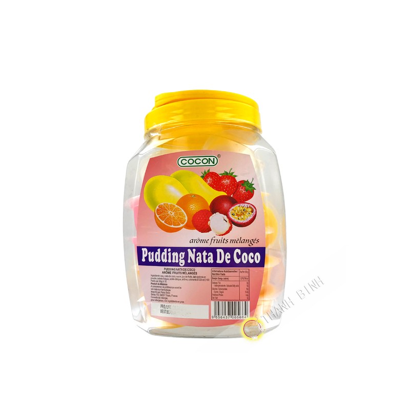 Gelée pudding nata coco aux fruits exotiques COCON 16pcsx80g Malasie