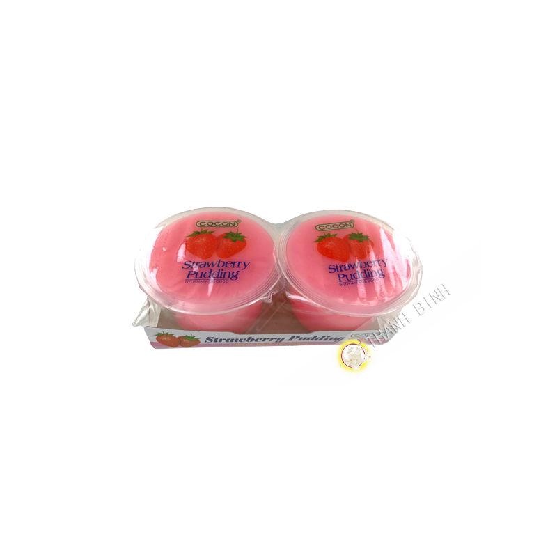 Gelée nata coco fraise COCON 236g Malaisie Gelée nata coco fraise COCON 236g Malaisie