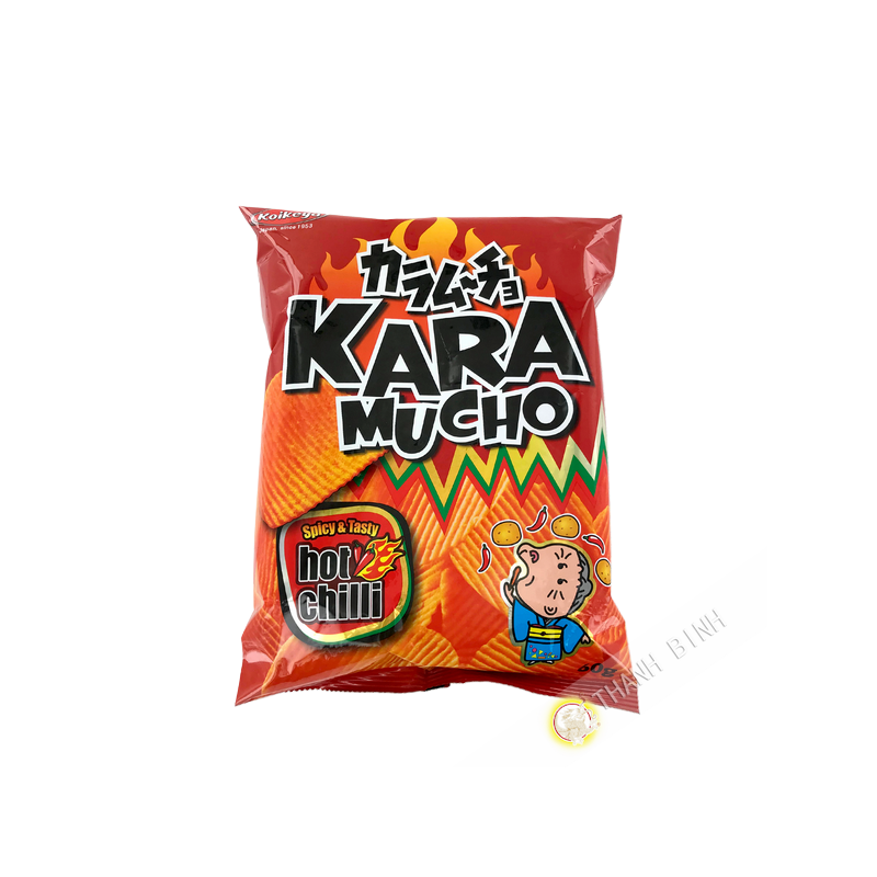 Very spicy wavy chips KARA MUCHO 60g Japan Very spicy wavy chips KARA MUCHO 60g Japan