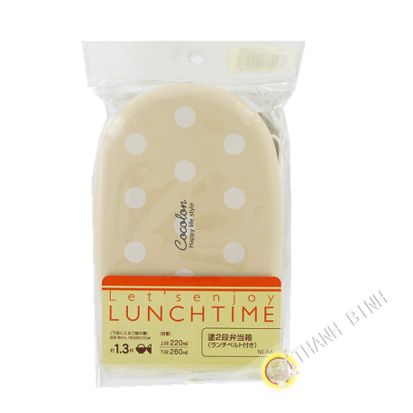 Lunch-box-beige 4pcs JP