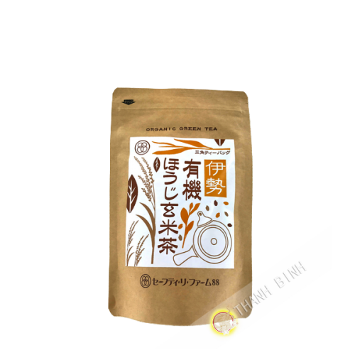 Thé vert hojicha avec riz soufflé SAFETYFARM 80g Japon