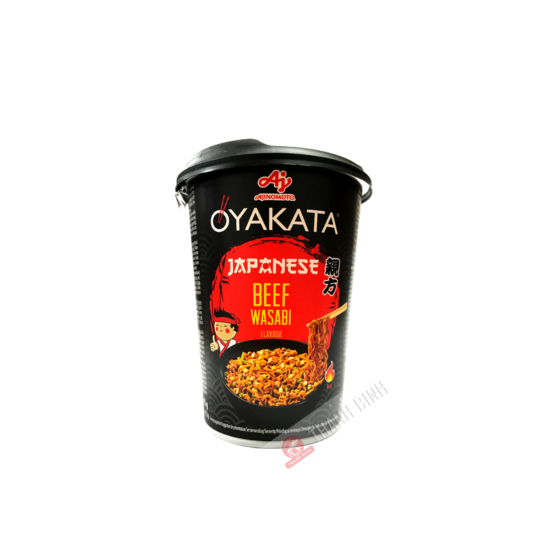 Mì wasabi bò yakisoba xào Oyakata cốc AJINOMOTO 93g Nhật Bản Mì wasabi bò yakisoba xào Oyakata cốc AJINOMOTO 93g Nhật Bản