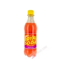 Boisson gazeuse saveur tropical ROYAL SODA 500ml Martinique