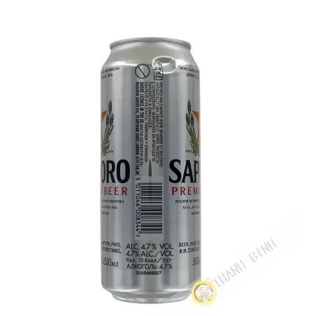 Biere japonaise SAPPORO cannette 500ml Japon