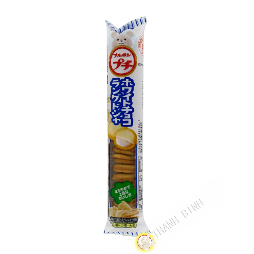 Biscuit langue chat chocolat blanc BOURBON 47g Japon