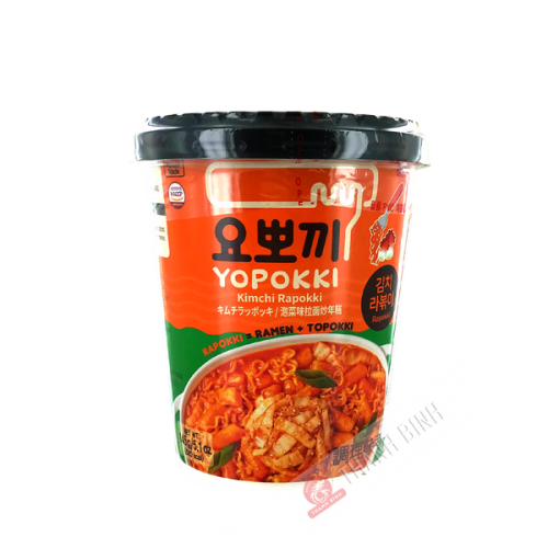 Topokki kim chi tazza GIOVANE POONG ramen noodle 145g Corea