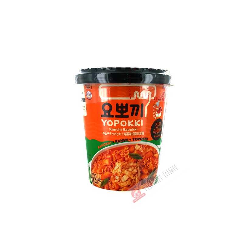 Nouille ramen Topokki kimchi cup YOUNG POONG 145g Corée