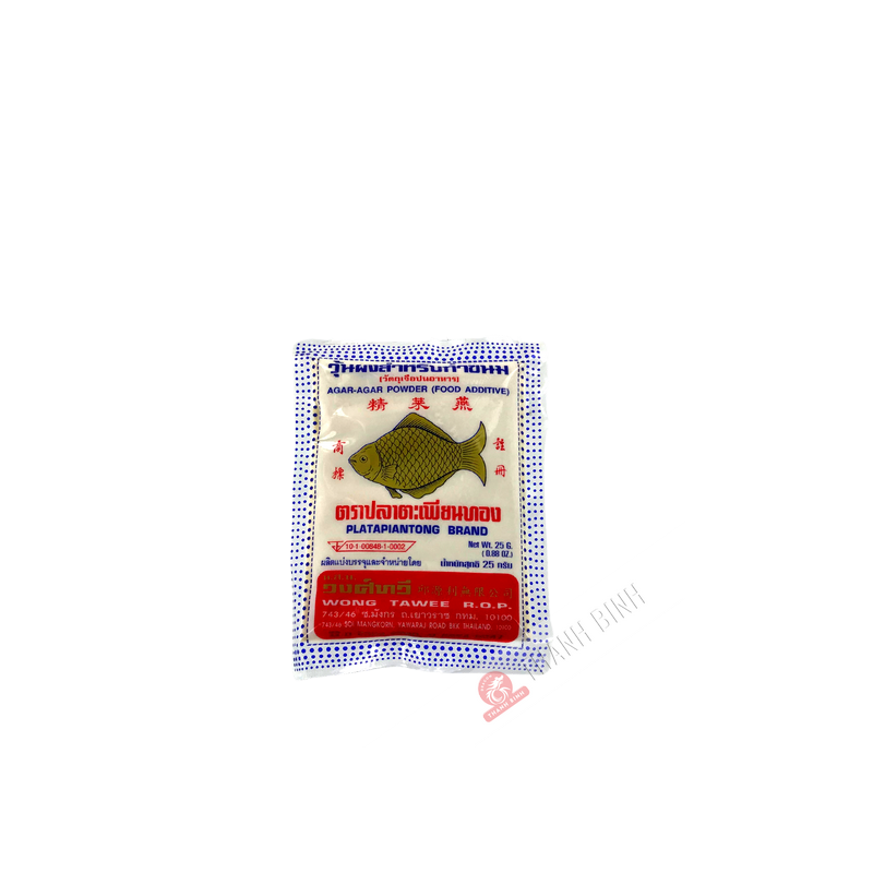 Agar-Agar-Pulver PLATAP IA NTONG 25g Thailand Agar-Agar-Pulver PLATAP IA NTONG 25g Thailand