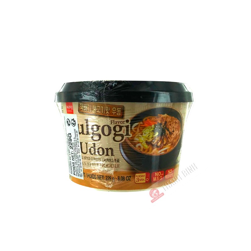 Taza de Bulgogi con sabor Udon WANG 229g Corea