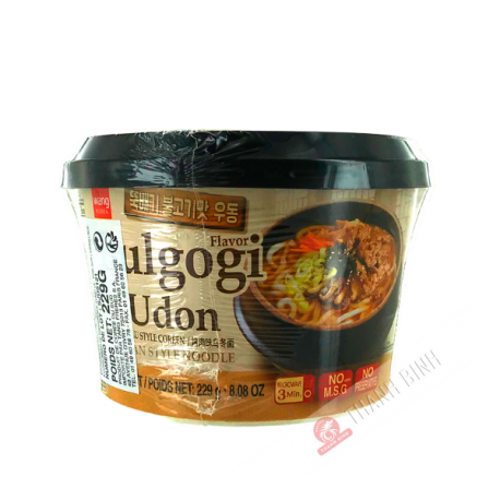 Udon flavor Bulgogi cup WANG 229g Korea