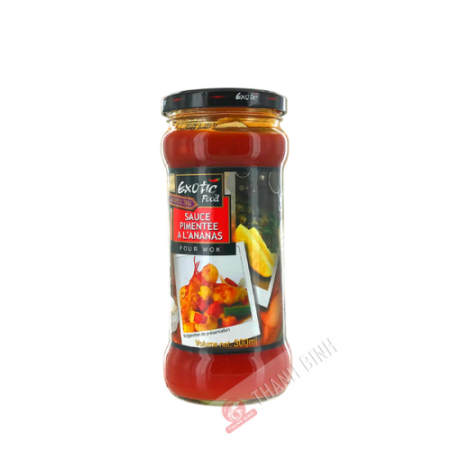 Peppige ananas-Sauce für Wok EXOTIC FOOD 300ml Thailand