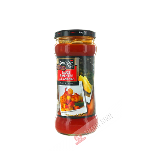 Spicy pineapple sauce for Wok EXOTIC FOOD 300ml Thailand