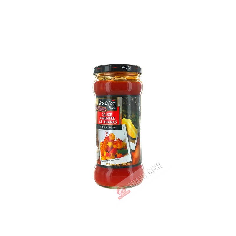 Peppige ananas-Sauce für Wok EXOTIC FOOD 300ml Thailand