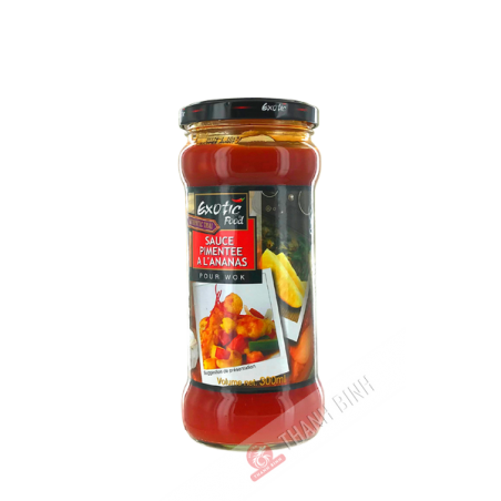 Salsa di ananas piccante per Wok CIBO ESOTICO 300ml Thailandia