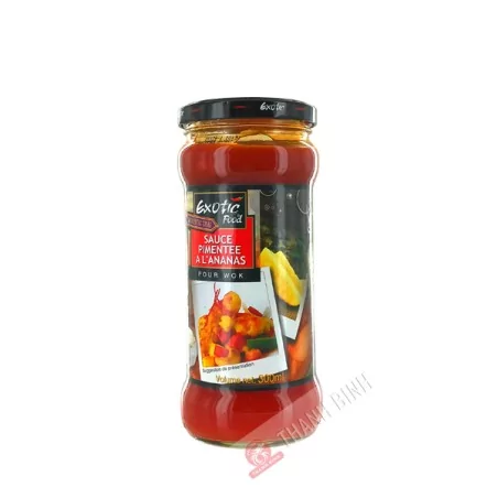 Spicy pineapple sauce for Wok EXOTIC FOOD 300ml Thailand