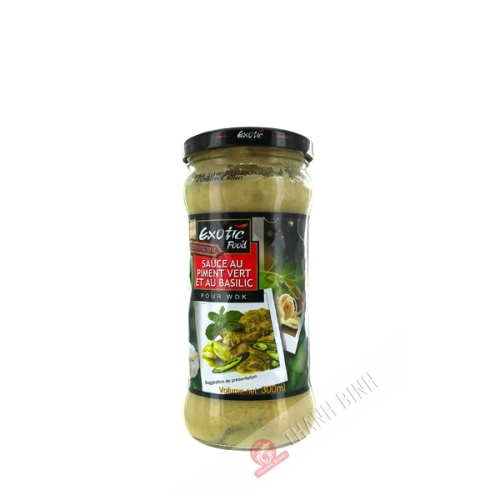 CIBO ESOTICO salsa di peperoncino verde e basilico 300ml Thailandia