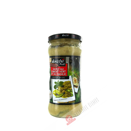EXOTIC FOOD green chilli and basil sauce 300ml Thailand