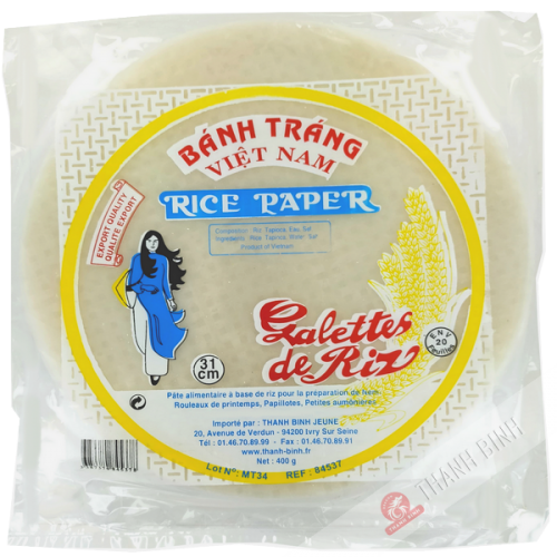 Rice paper 31cm for nems FEUNE FILLE 400g Vietnam