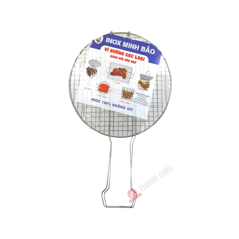 Griglia rotonda in acciaio inox