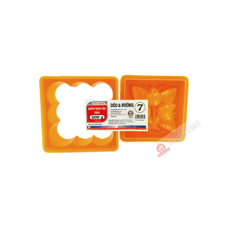 Mold Cake Moon Square 200g VINH TRUONG, Vietnam Mold Cake Moon Square 200g VINH TRUONG, Vietnam