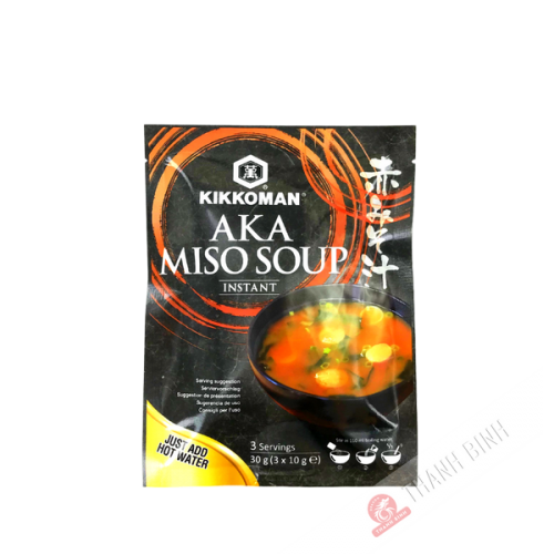 Sopa instantánea Aka miso KIKKOMAN 30g Japón