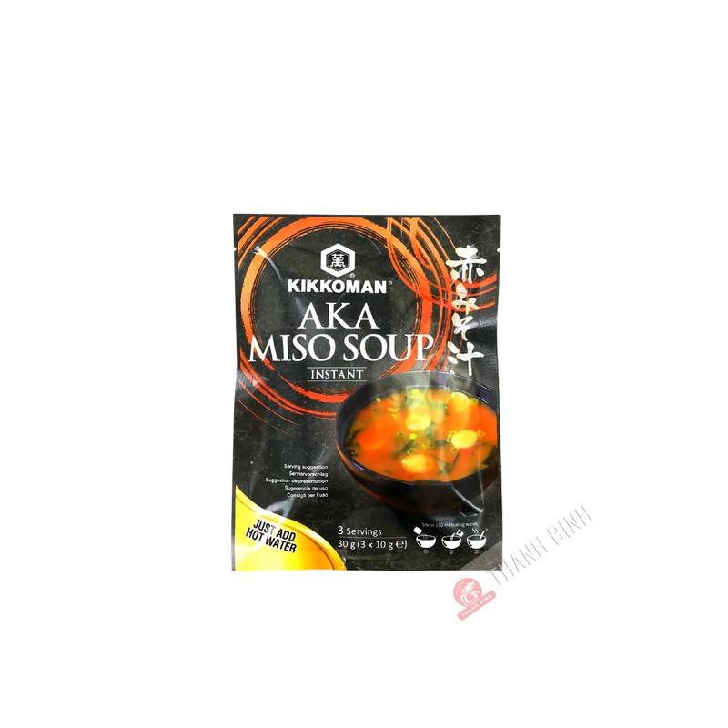 Sopa instantánea Aka miso KIKKOMAN 30g Japón