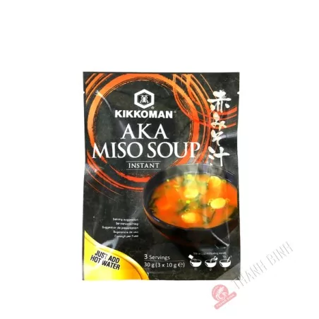 Sopa instantánea Aka miso KIKKOMAN 30g Japón