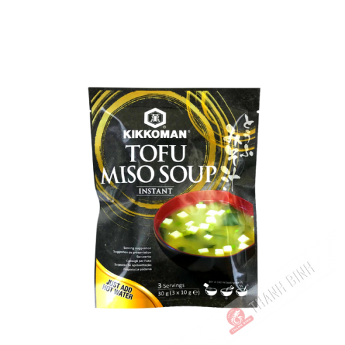 Sopa de tofu miso instantánea KIKKOMAN 30g Japón