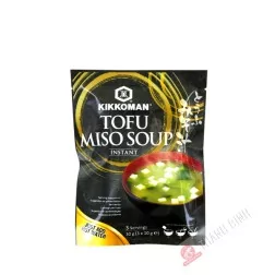 Sopa de tofu miso instantánea KIKKOMAN 30g Japón