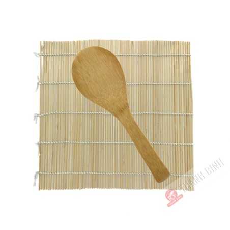 Carpet sushi + bamboo spoon SADOMAW China
