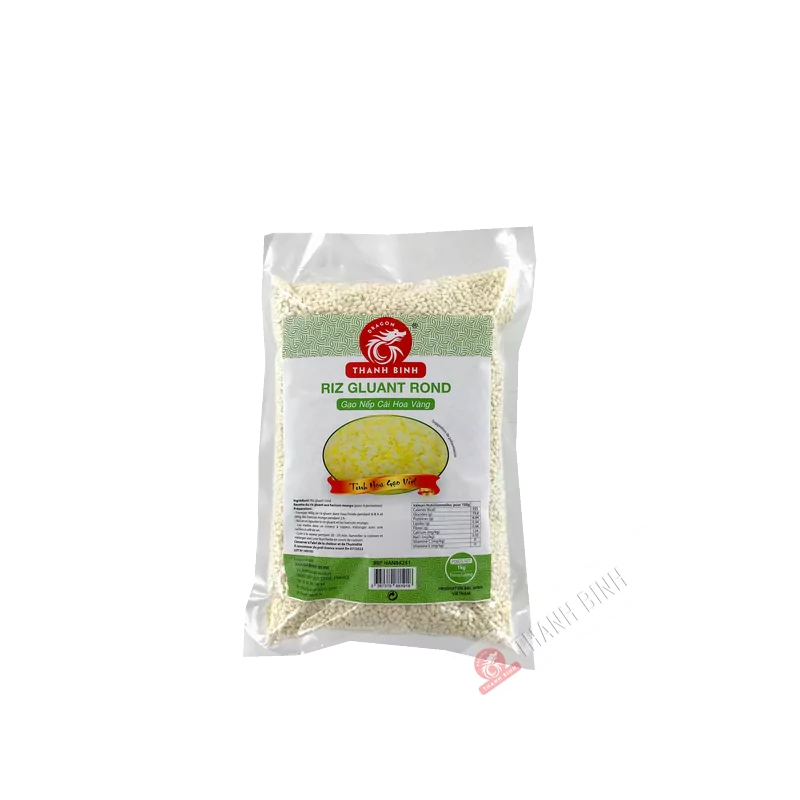 Yellow flower sticky rice Nep Cai Hoa Vang DRAGON GOLD 1kg Vietnam Yellow flower sticky rice Nep Cai Hoa Vang DRAGON GOLD 1kg Vietnam