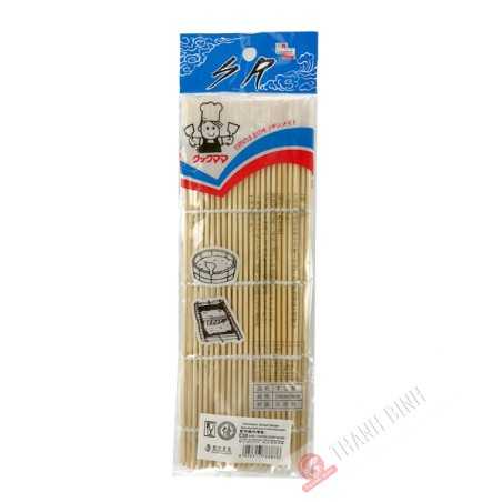 Thảm cuốn sushi bằng tre 24x24cm Chine