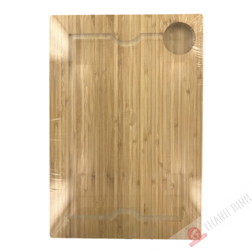 Thớt gỗ hình chữ nhật 26x38cm Chine