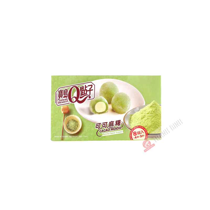 Mochi Kakao matcha 80g Taiwan Mochi Kakao matcha 80g Taiwan