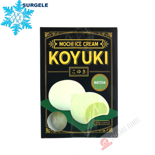 Mochi à la crème glacé matcha KOYUKI 180g Allemagne - SURGELES