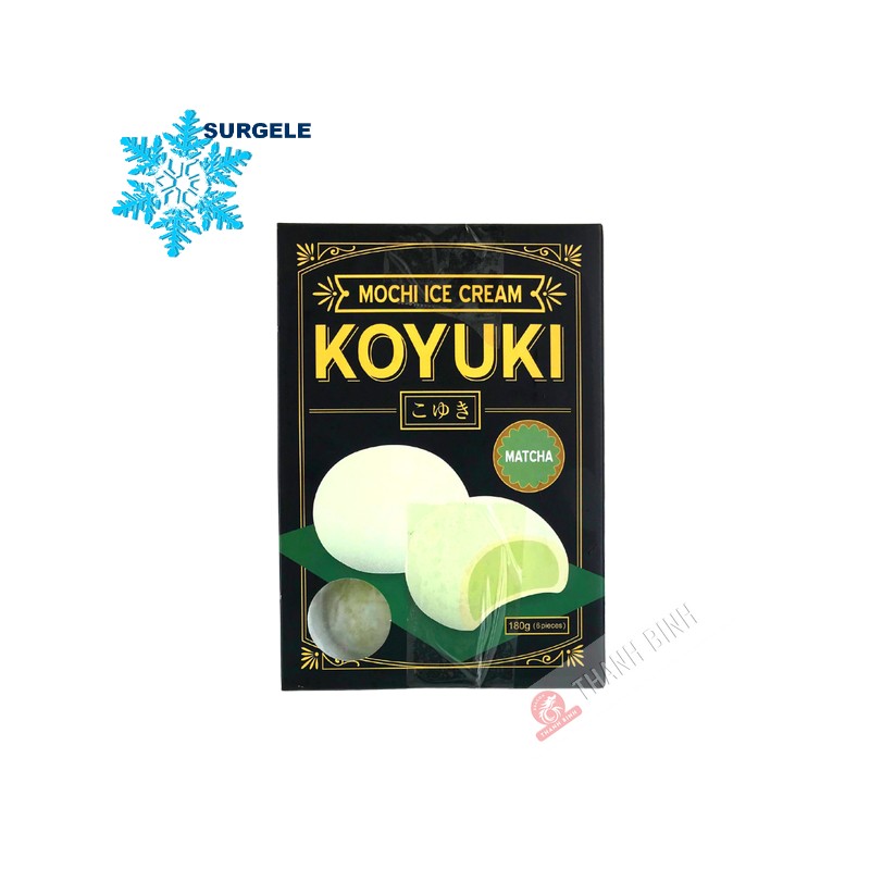 Mochi à la crème glacé matcha KOYUKI 180g Allemagne - SURGELES