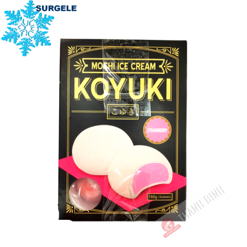 Mochi with Strawberry ice cream KOYUKI 180g Germany - FROZEN