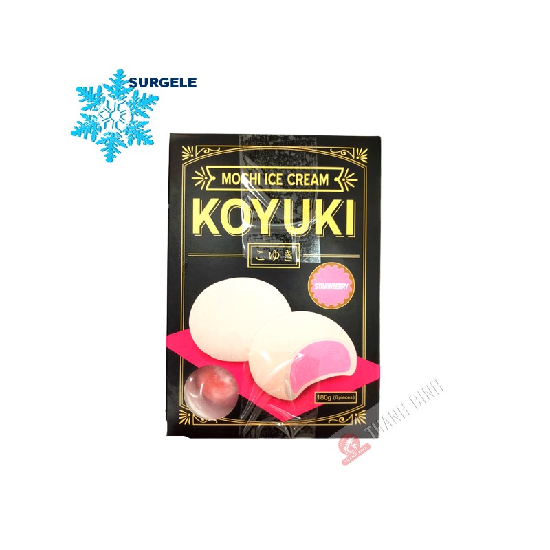 Erdbeer-Eis-Creme-Mochi KOYUKI 180G Deutschland-TIEFKÜHLKOST