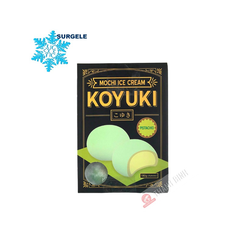 Mochi à la crème glacé Pistache KOYUKI 180g Allemagne - SURGELES