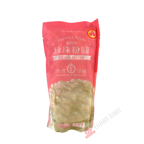 Hạt trân châu vị vải WUFUYUAN 250g Chine