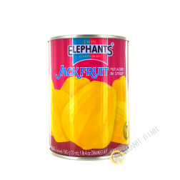 Il Frutto di jackfruit-tutto-in-sciroppo pesante ELEFANTI 565g Thailandia