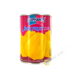 Il Frutto di jackfruit-tutto-in-sciroppo pesante ELEFANTI 565g Thailandia