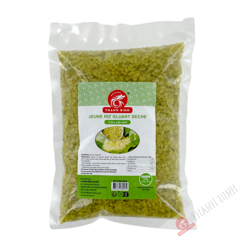 Arroz glutinoso verde aplanado Com Dep HA NOI 500g Vietnam