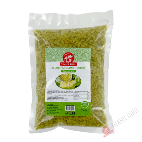 Riso glutinoso verde appiattito Com Dep HA NOI 500g Vietnam