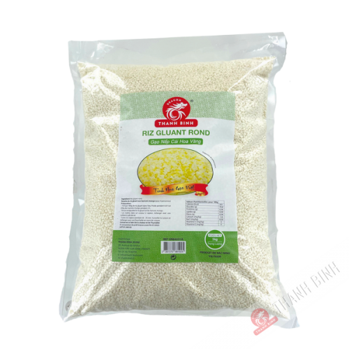 Arroz pegajoso redondo Nep Cai Hoa Vang DRAGON GOLD 5kg Vietnam