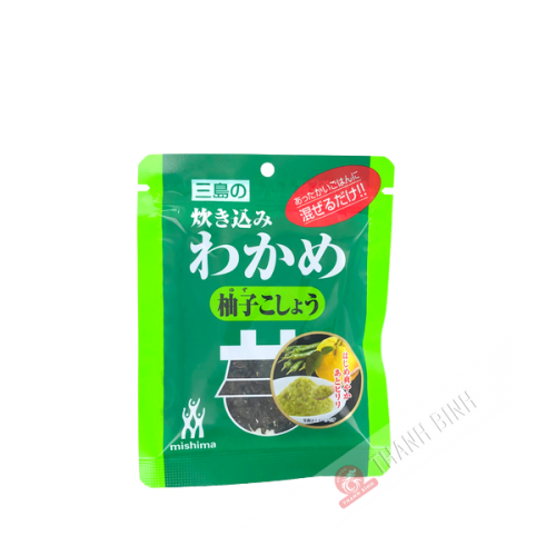 Assaisonnement riz chaud furikake wakame yuzu MISHIMA 20g Japon