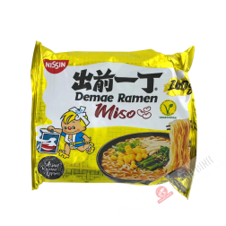 Soupe nouille ramen Demae miso NISSIN 100g Hongrie